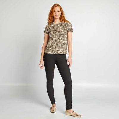 Printed T-shirt BEIGE