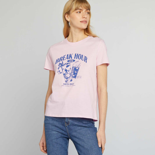 Printed T-shirt PINK