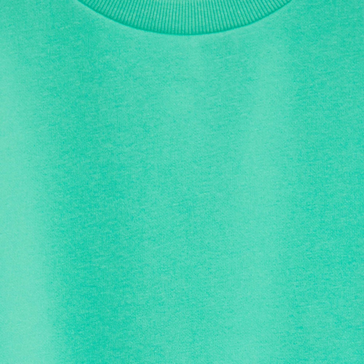 Plain brushed sweatshirt GREEN