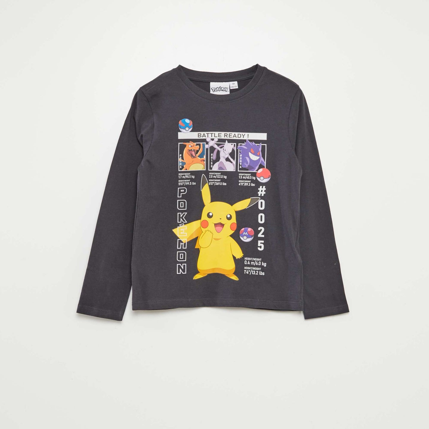 Pokémon T-shirt and trousers pyjama set - 2-piece set GREY