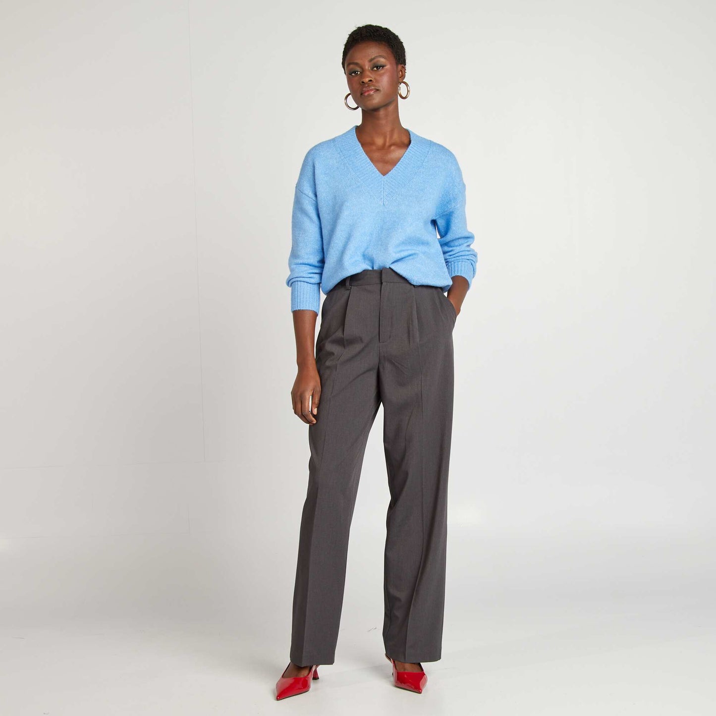 Tailored trousers GREY