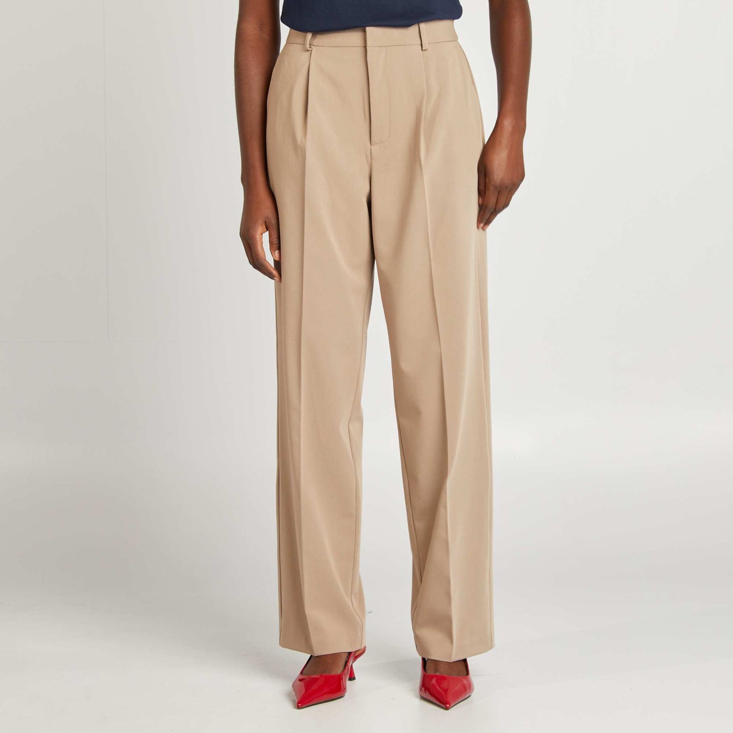 Tailored trousers BEIGE