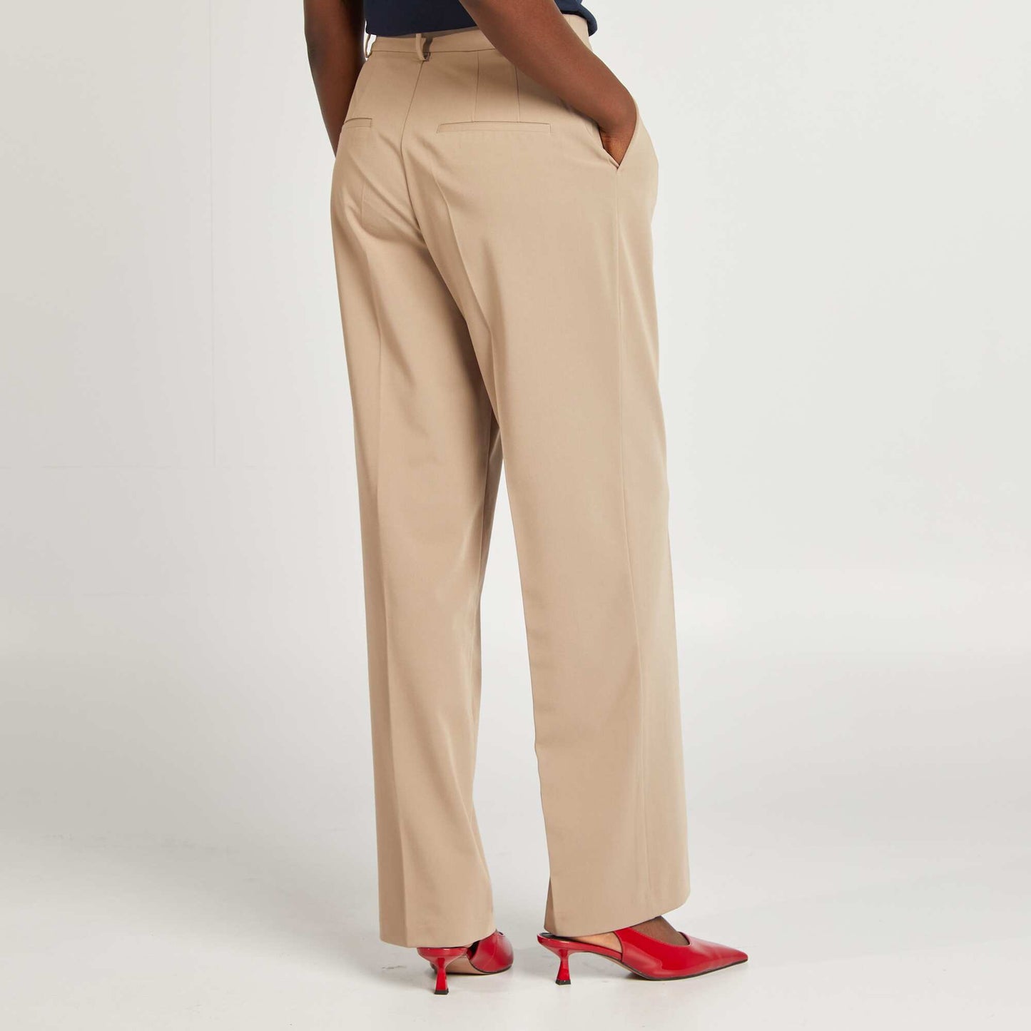 Tailored trousers BEIGE