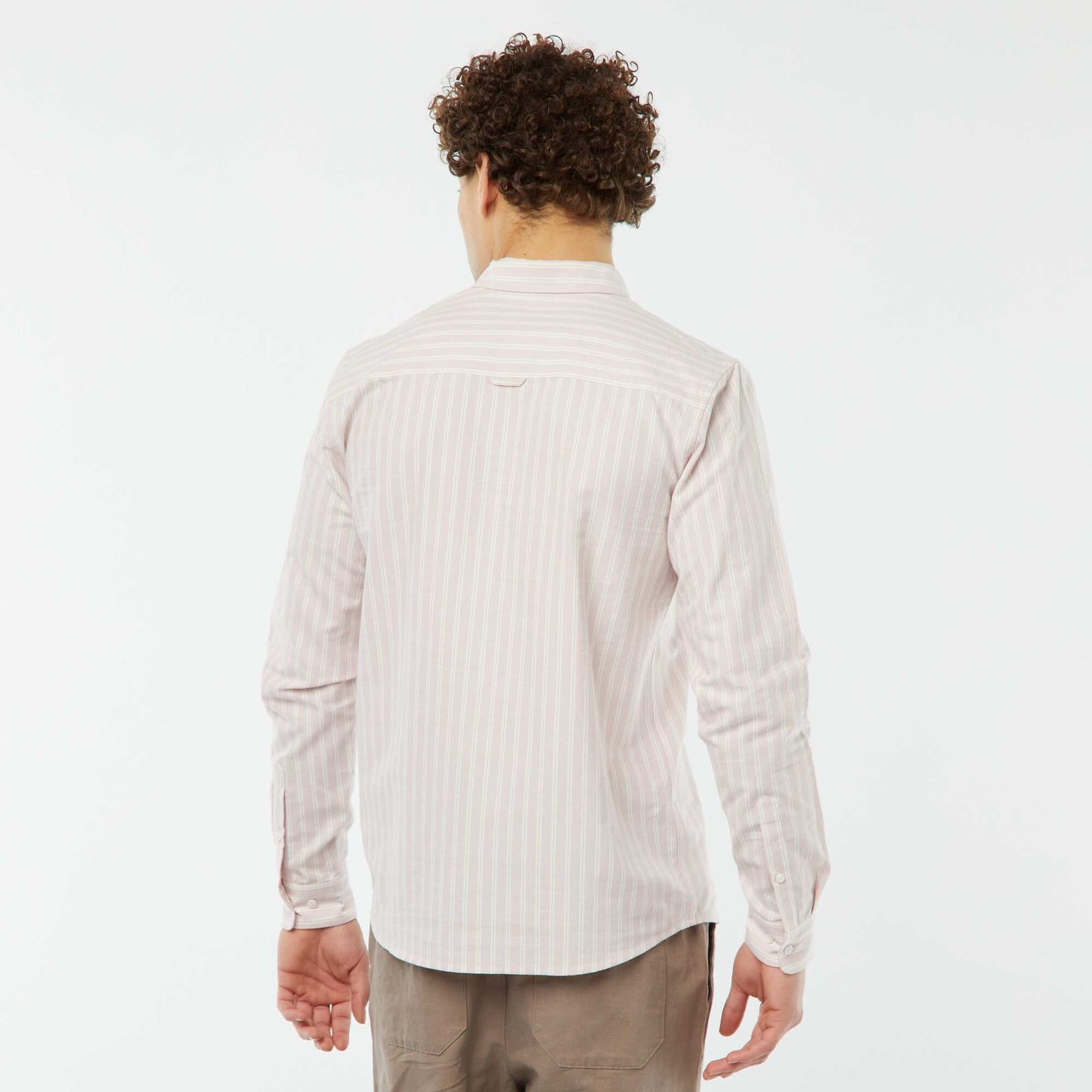 Patterned Oxford shirt PINK