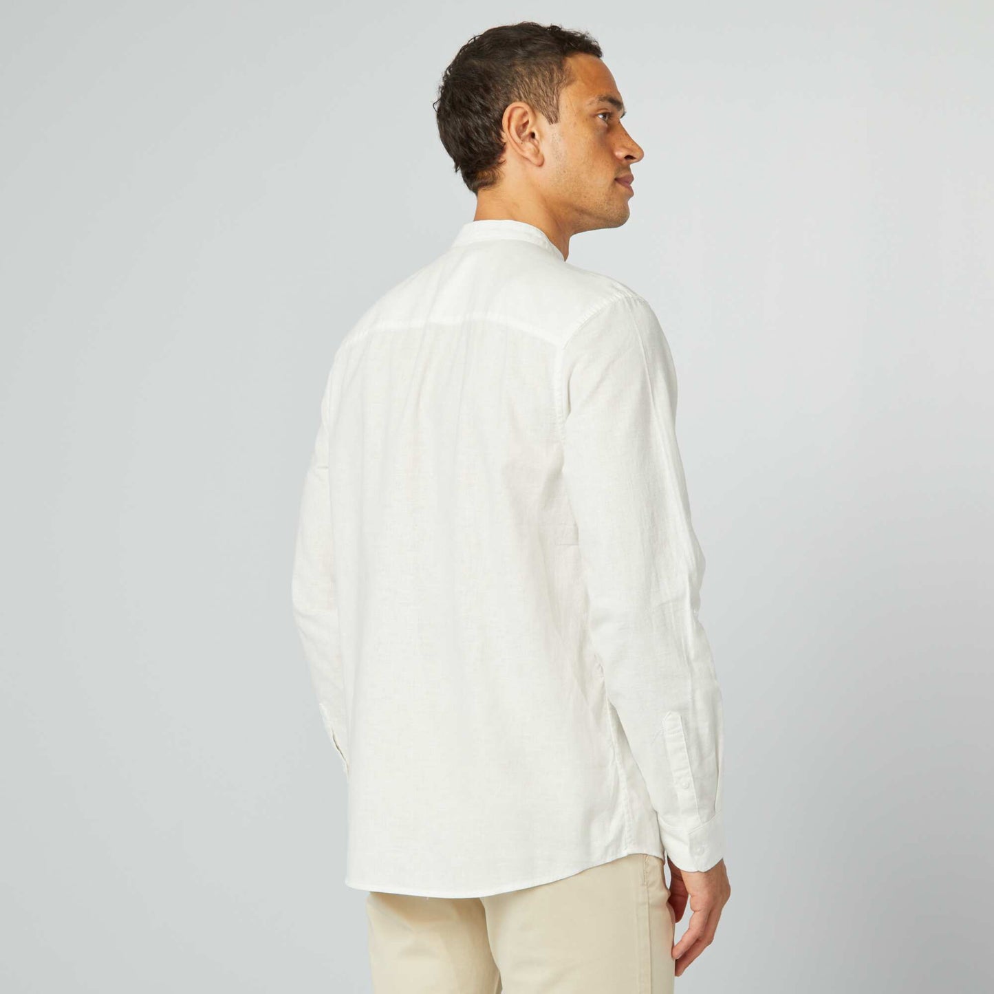 Linen and cotton shirt WHITE