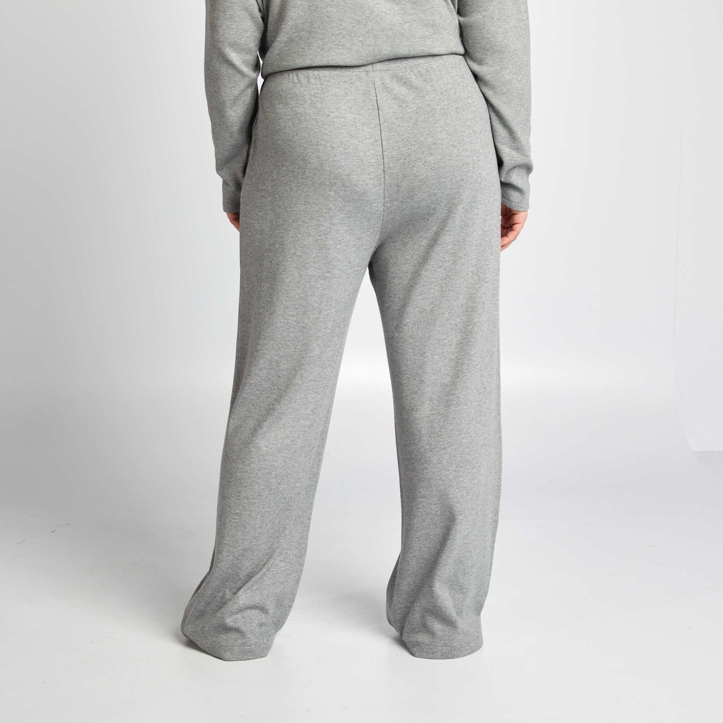 Soft knit trousers GREY