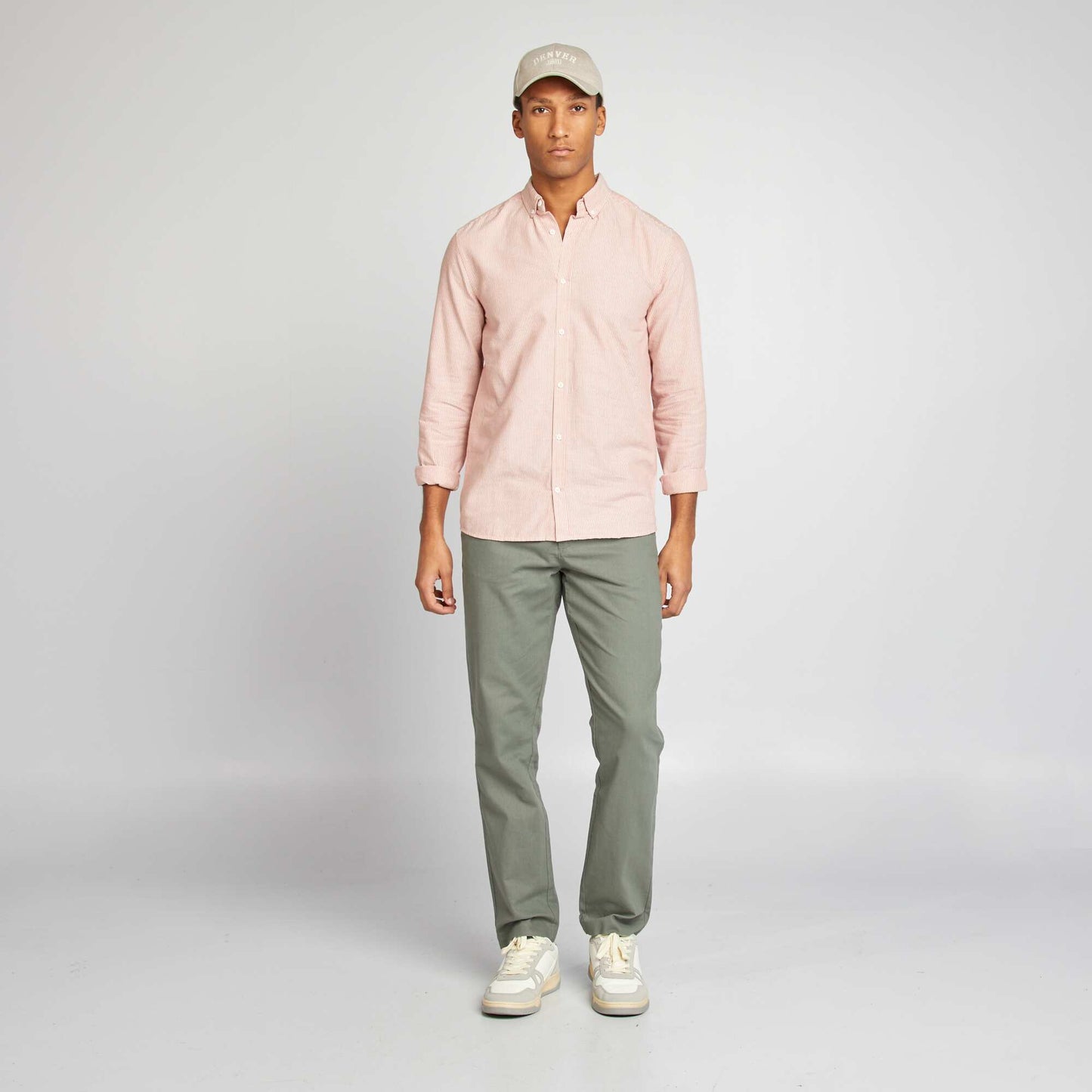 Slim-fit chinos GREEN