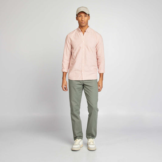 Slim-fit chinos GREEN