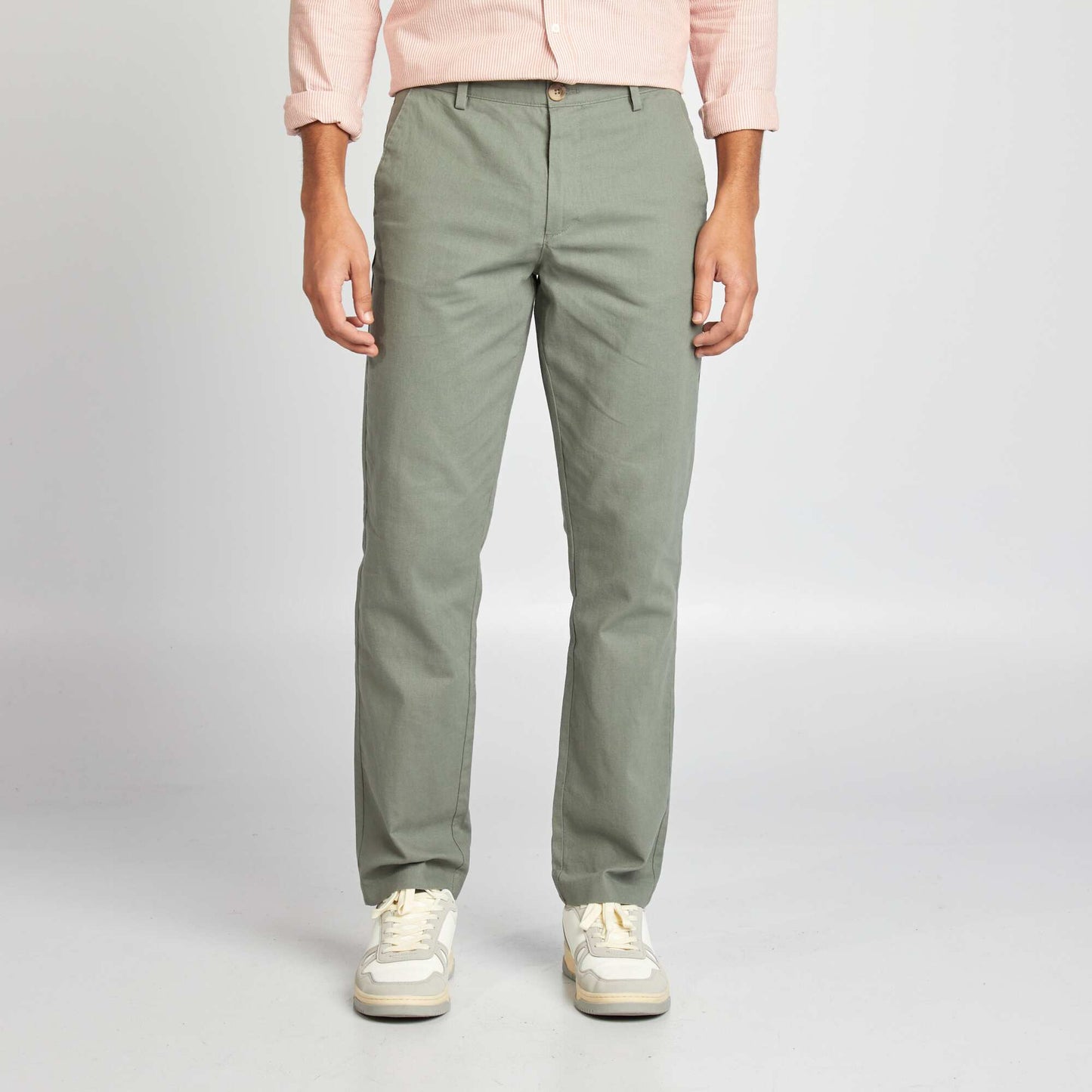 Slim-fit chinos GREEN