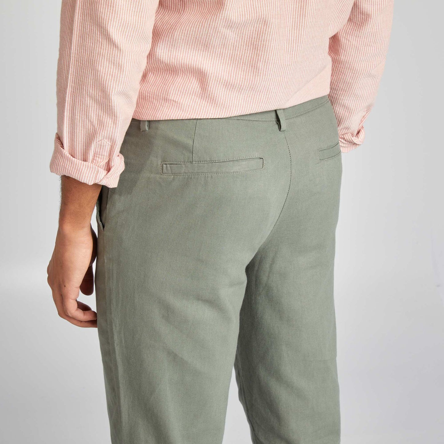 Slim-fit chinos GREEN