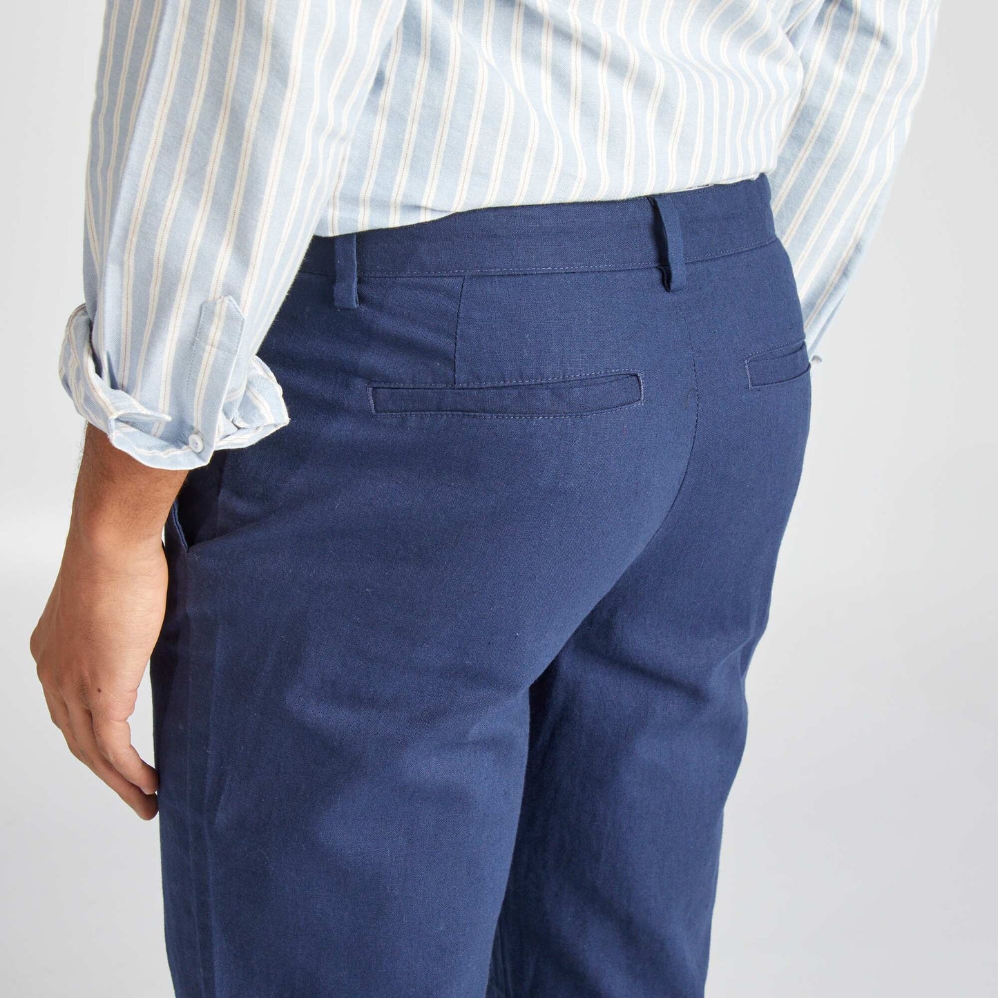 Slim-fit chinos BLACK