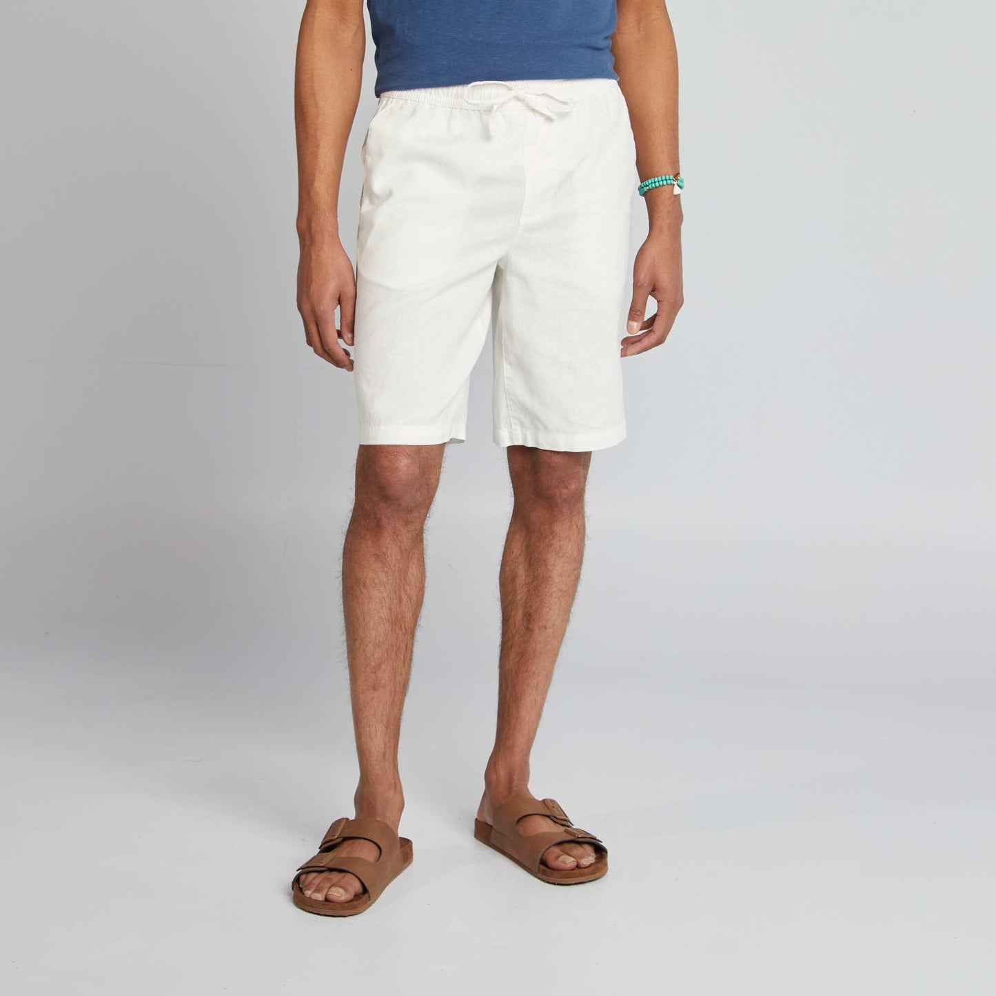 Chino Bermuda shorts WHITE