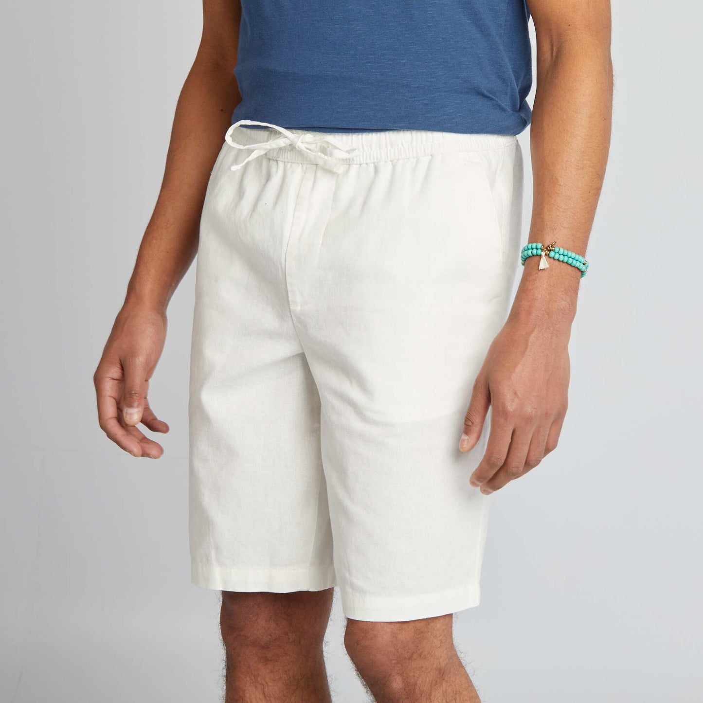 Chino Bermuda shorts WHITE