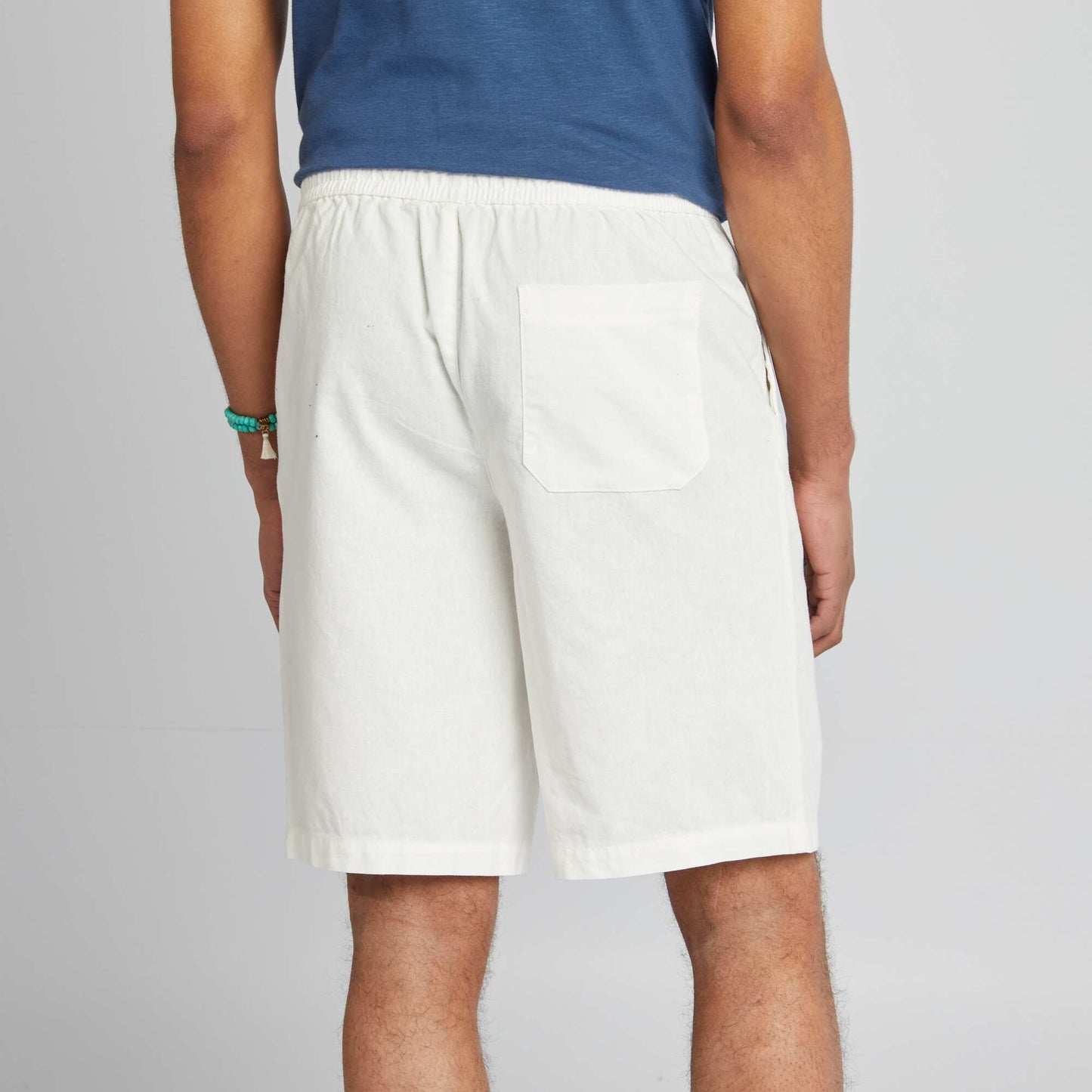 Chino Bermuda shorts WHITE