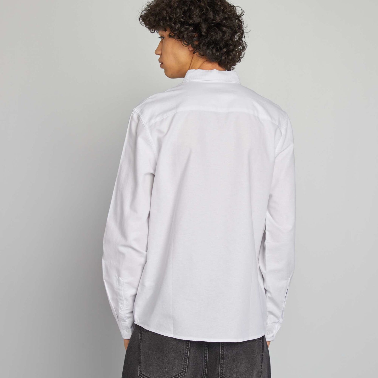 Plain party shirt WHITE