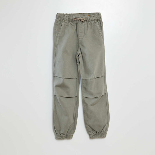 Straight-leg joggers GREEN