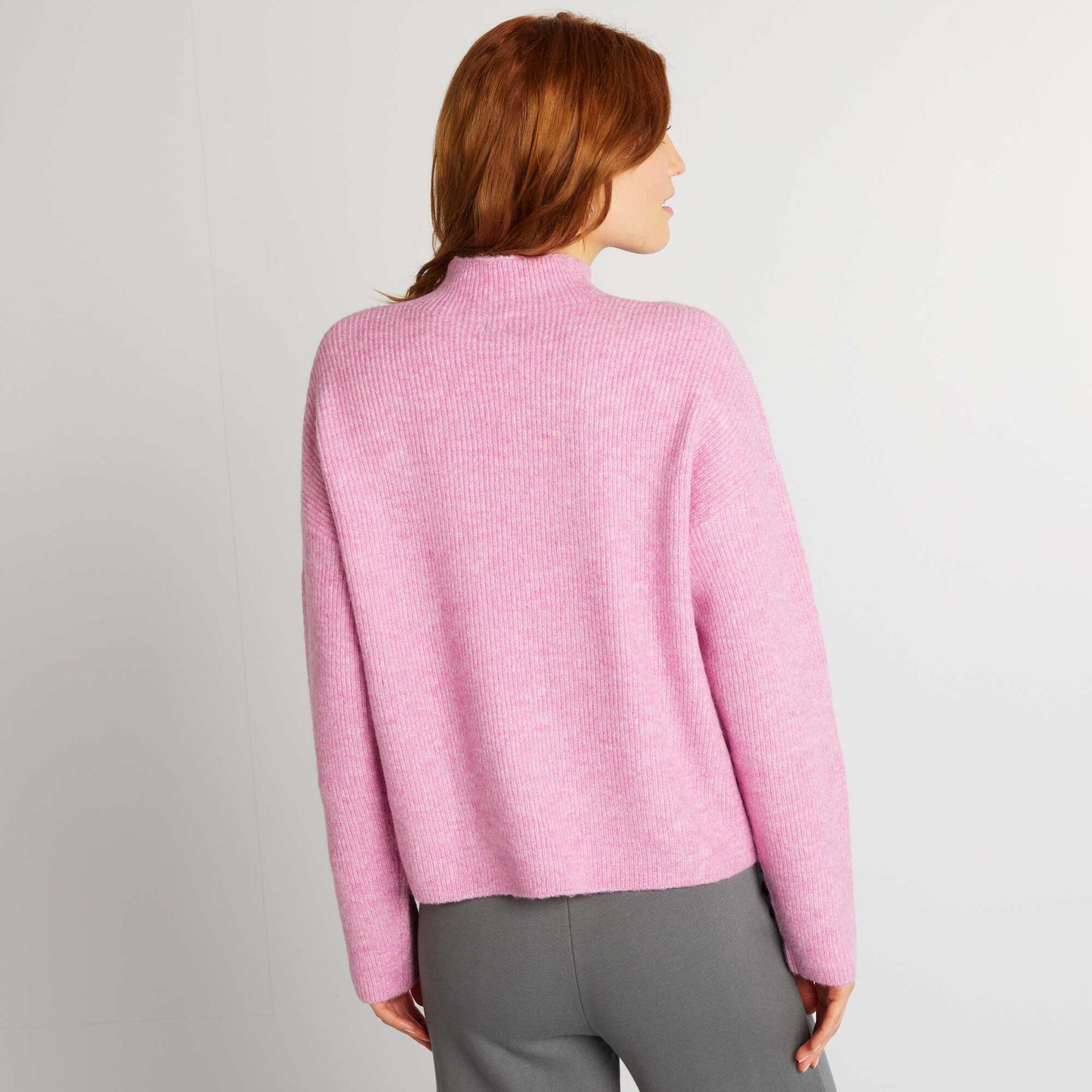 Wool-blend sweater PINK