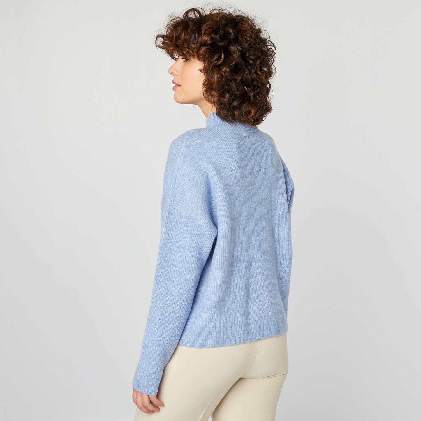 Wool-blend sweater BLUE