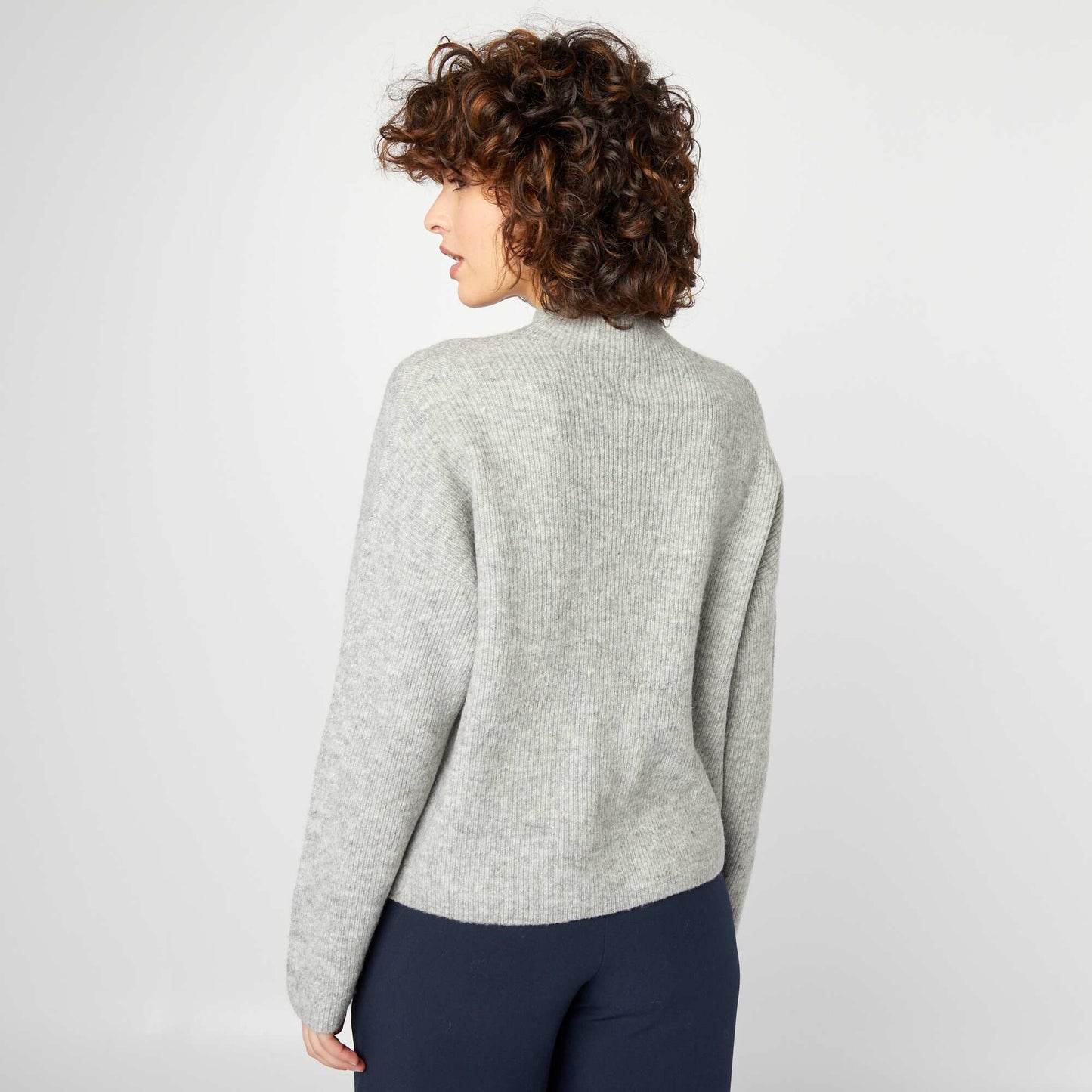 Wool-blend sweater GREY