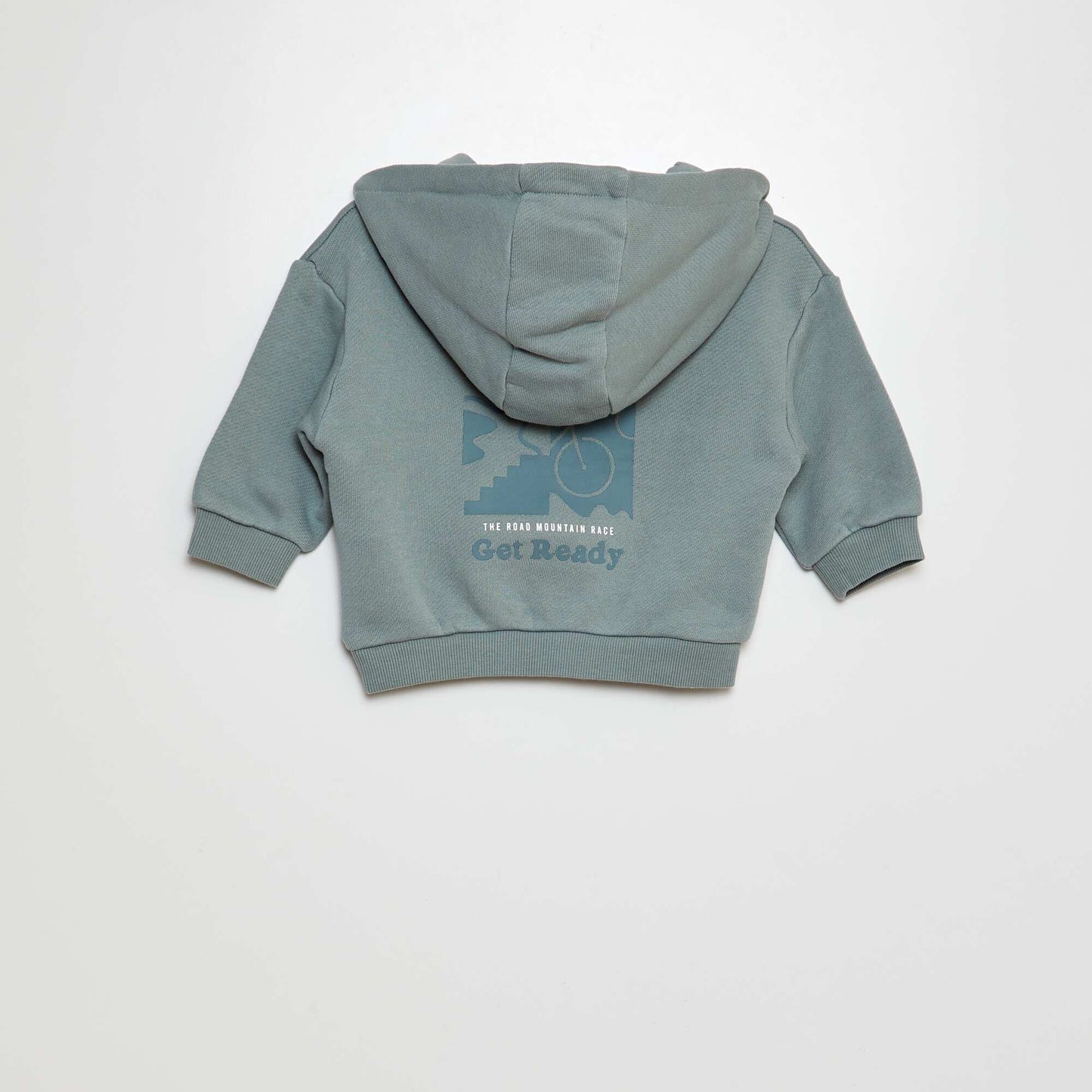 French terry hoodie BLUE