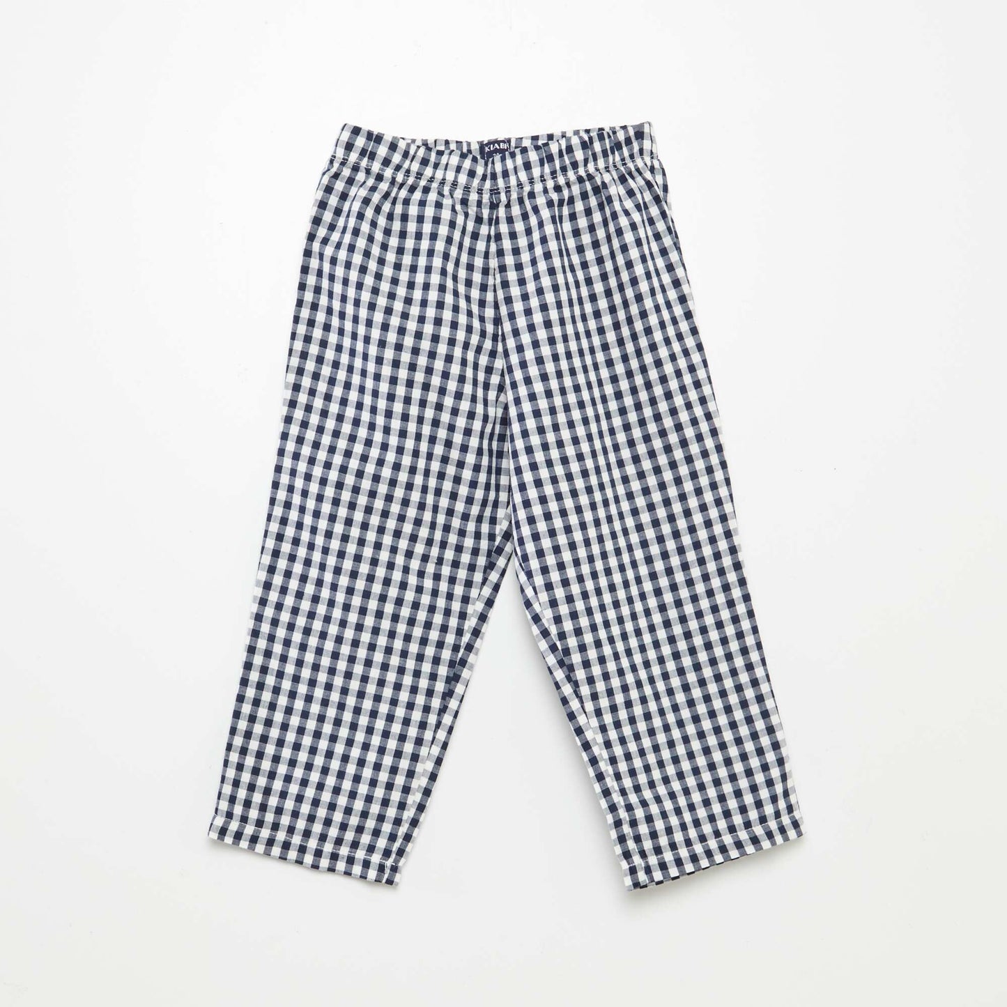 Gingham pyjamas - 2-piece set BLUE