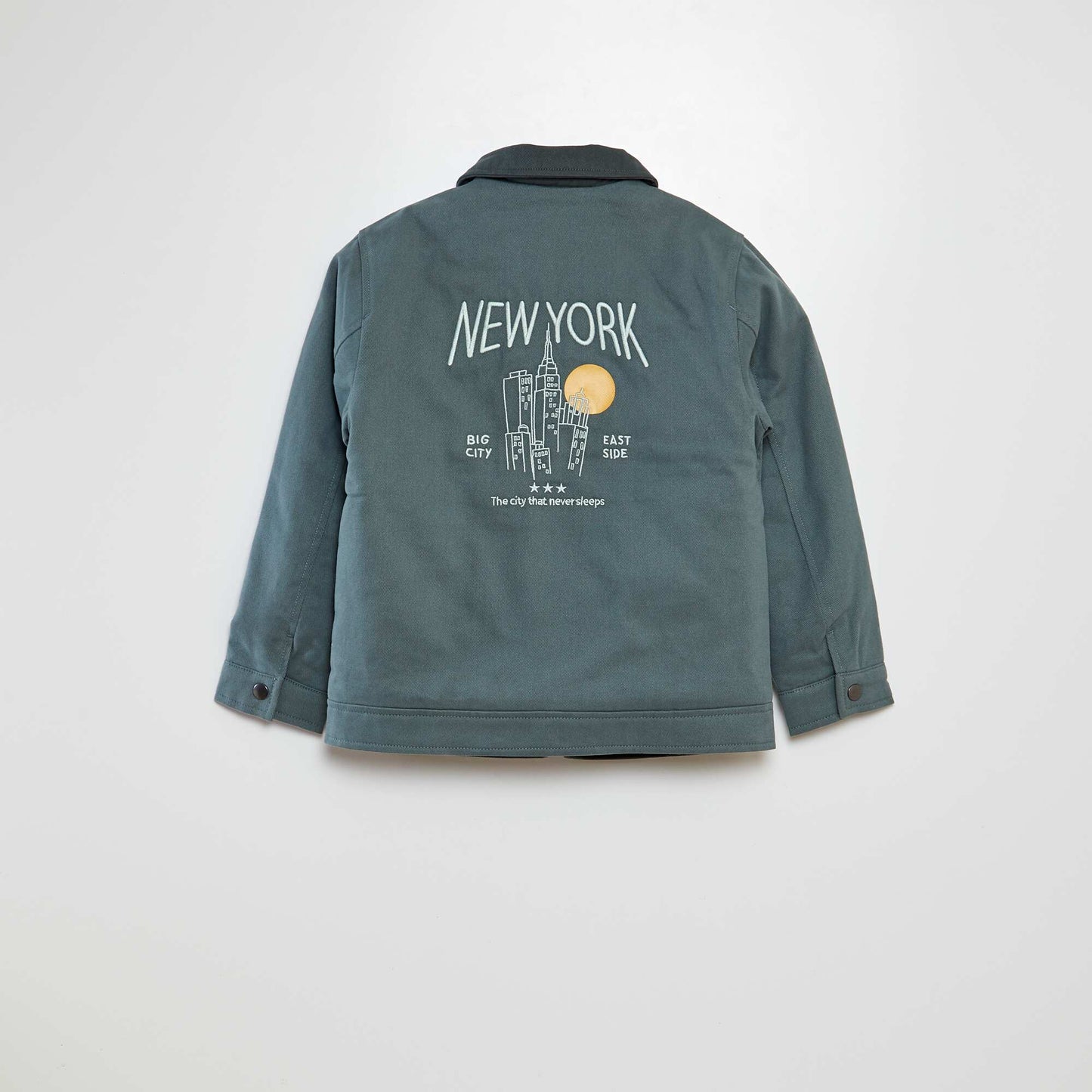 Cropped New York jacket GREEN