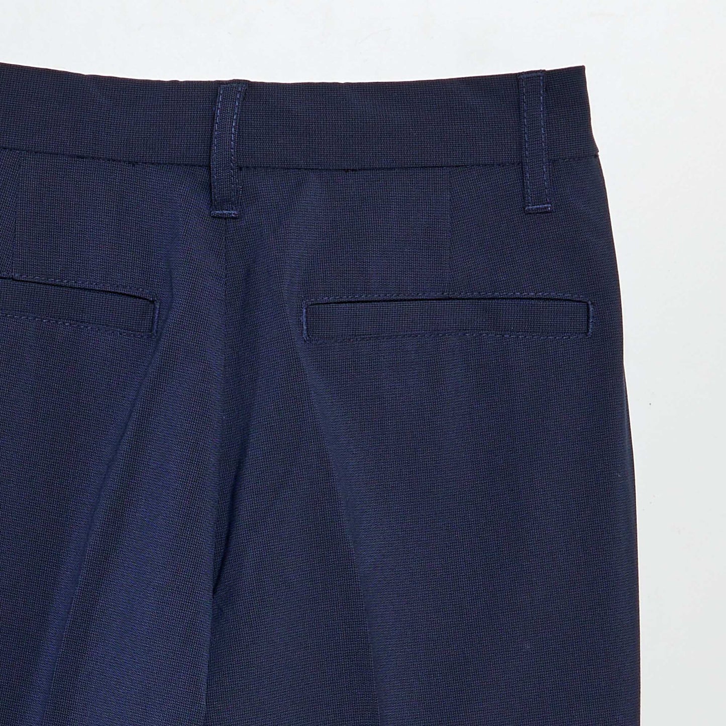 Slim-fit suit trousers blue