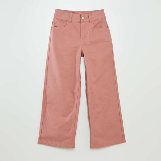 Wide-leg chinos PINK