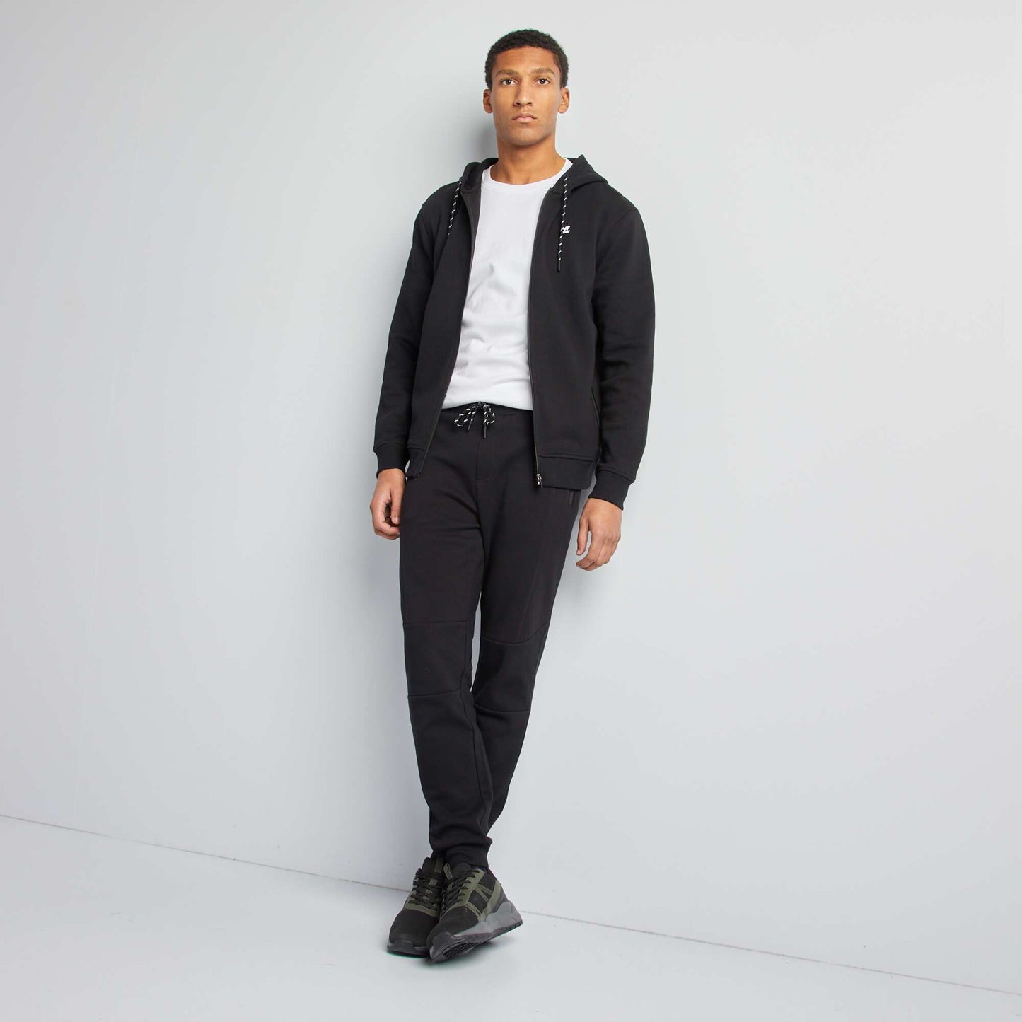 Knit joggers black