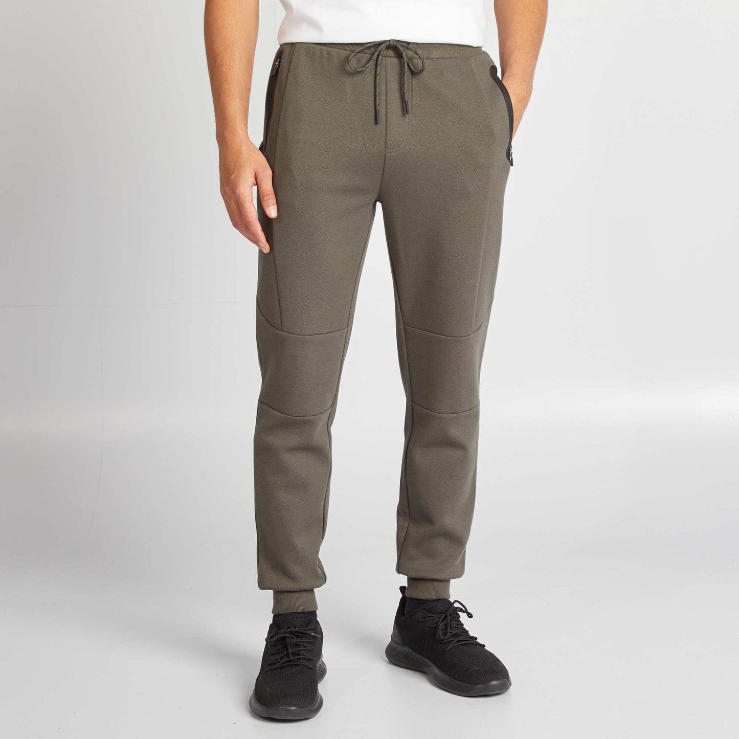 Knit joggers KHAKI