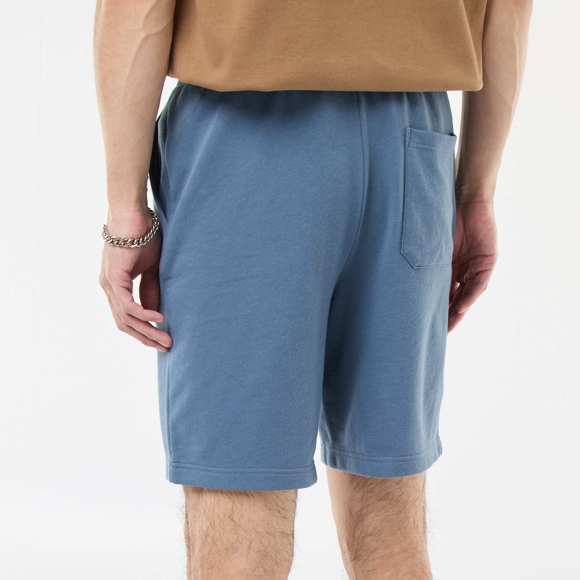 Lightweight fleece Bermuda shorts BLUE