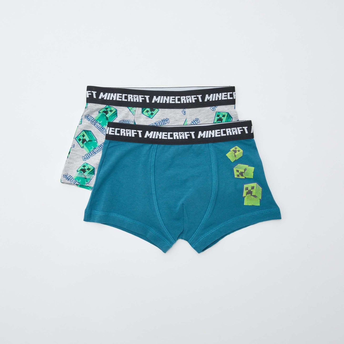 'Minecraft' boxers - Pack of 2 GREY