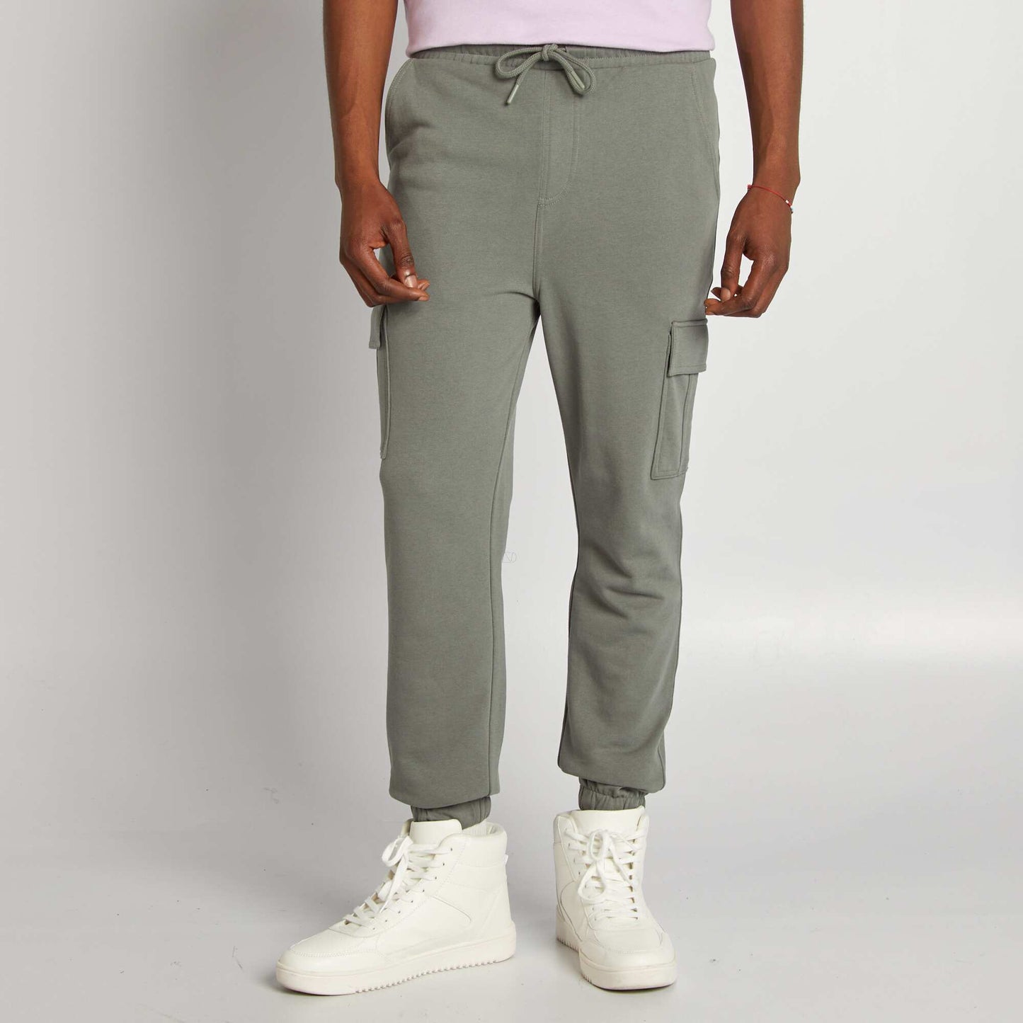 Multi-pocket joggers GREEN