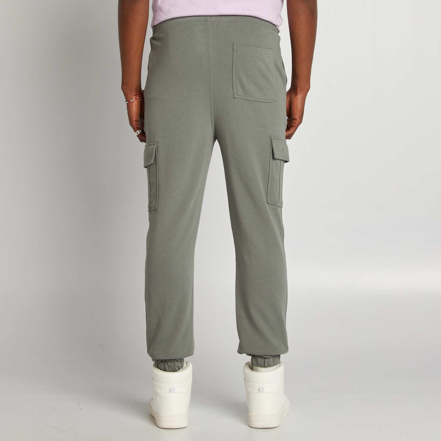 Multi-pocket joggers GREEN