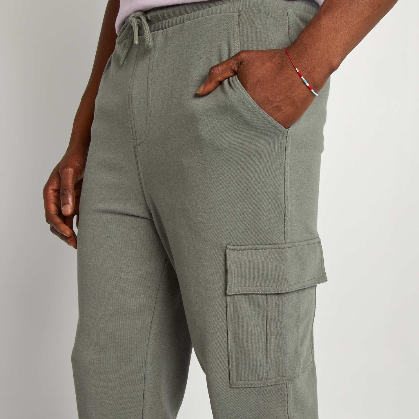 Multi-pocket joggers GREEN