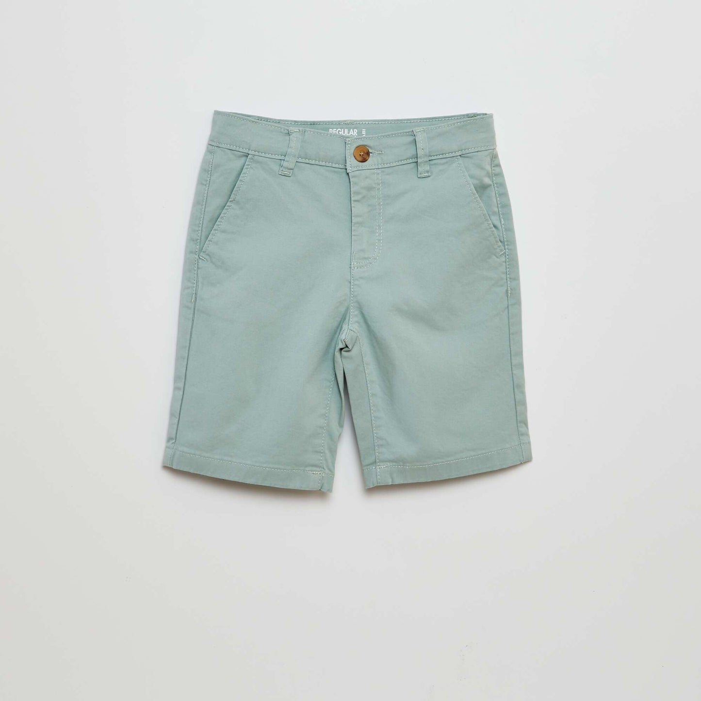 Twill Bermuda shorts GREEN