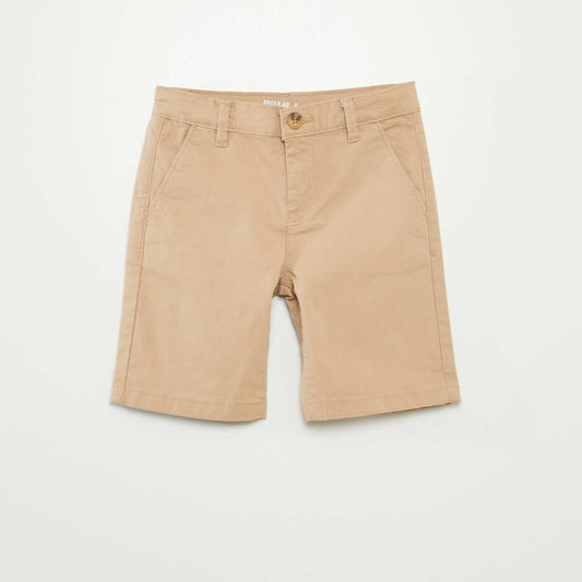 Twill Bermuda shorts BEIGE