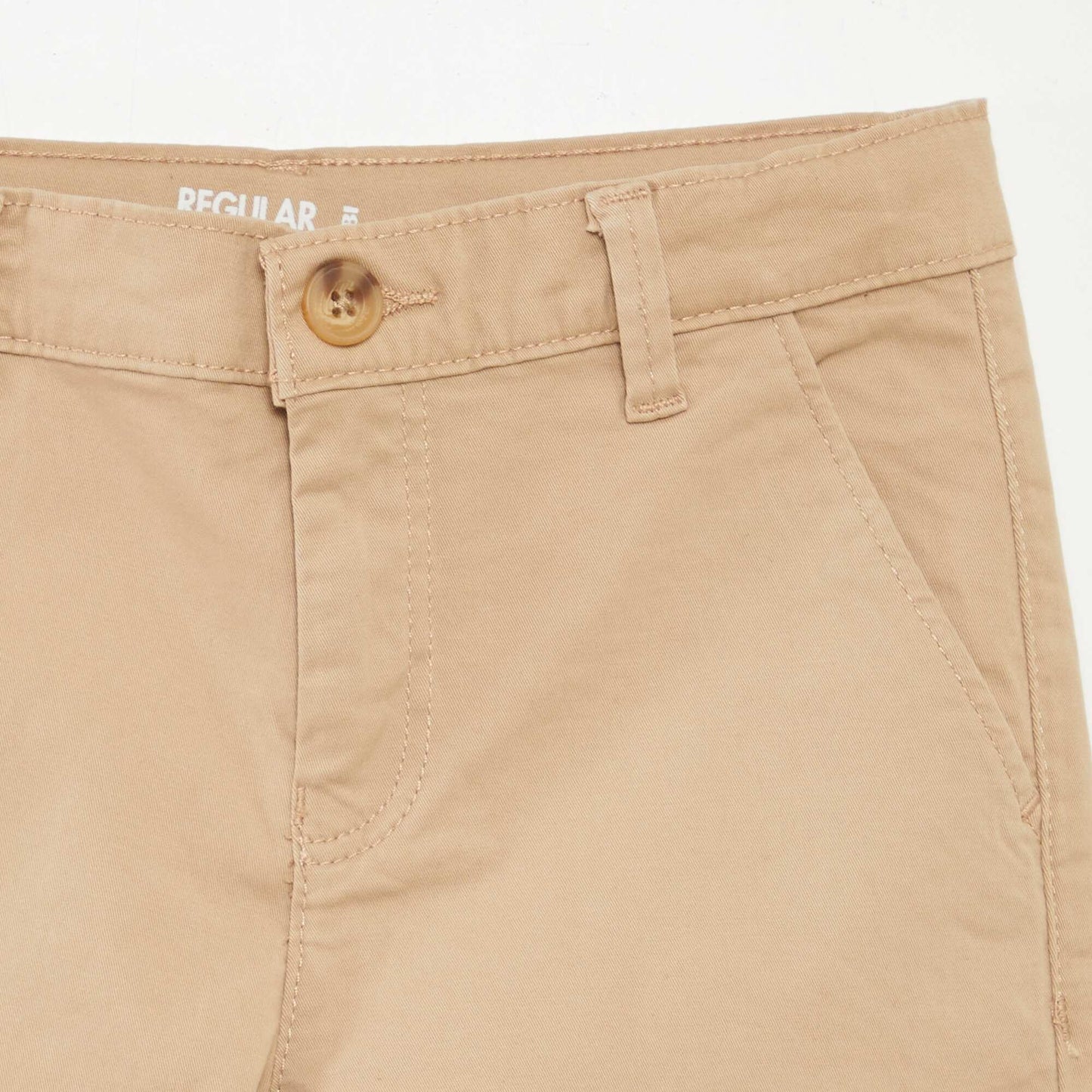 Twill Bermuda shorts BEIGE