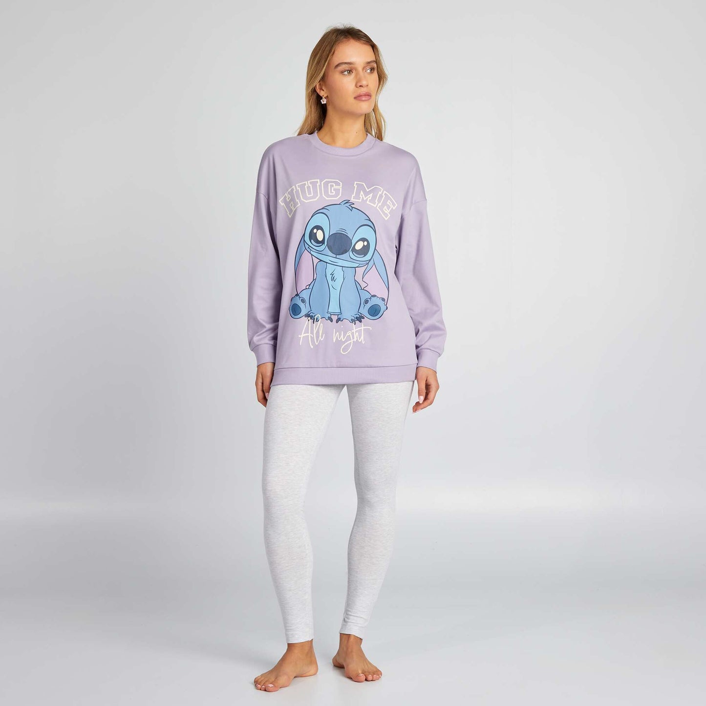 Stitch pyjama set - 2-piece set PURPLE