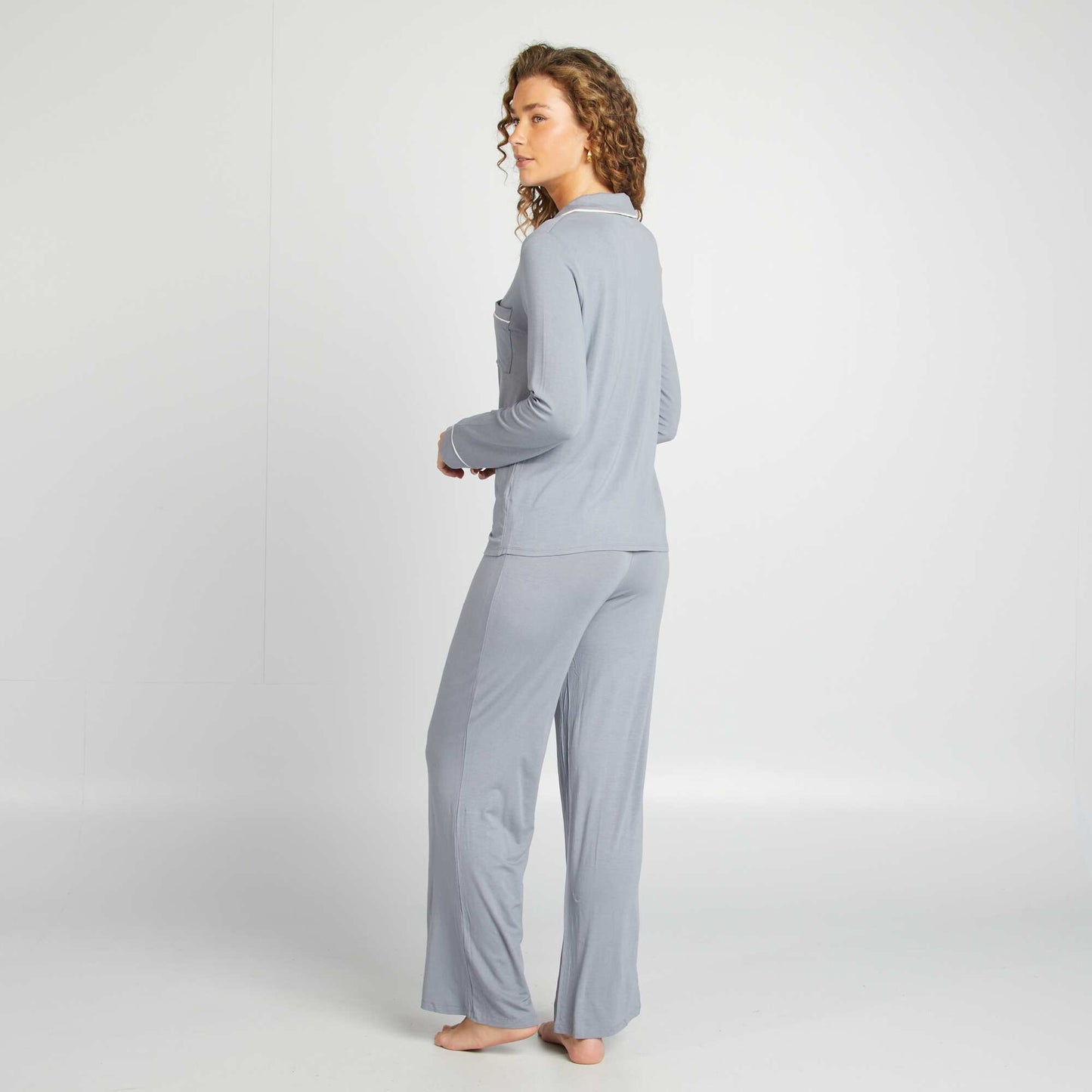 Long pyjamas - 2-piece set BLUE