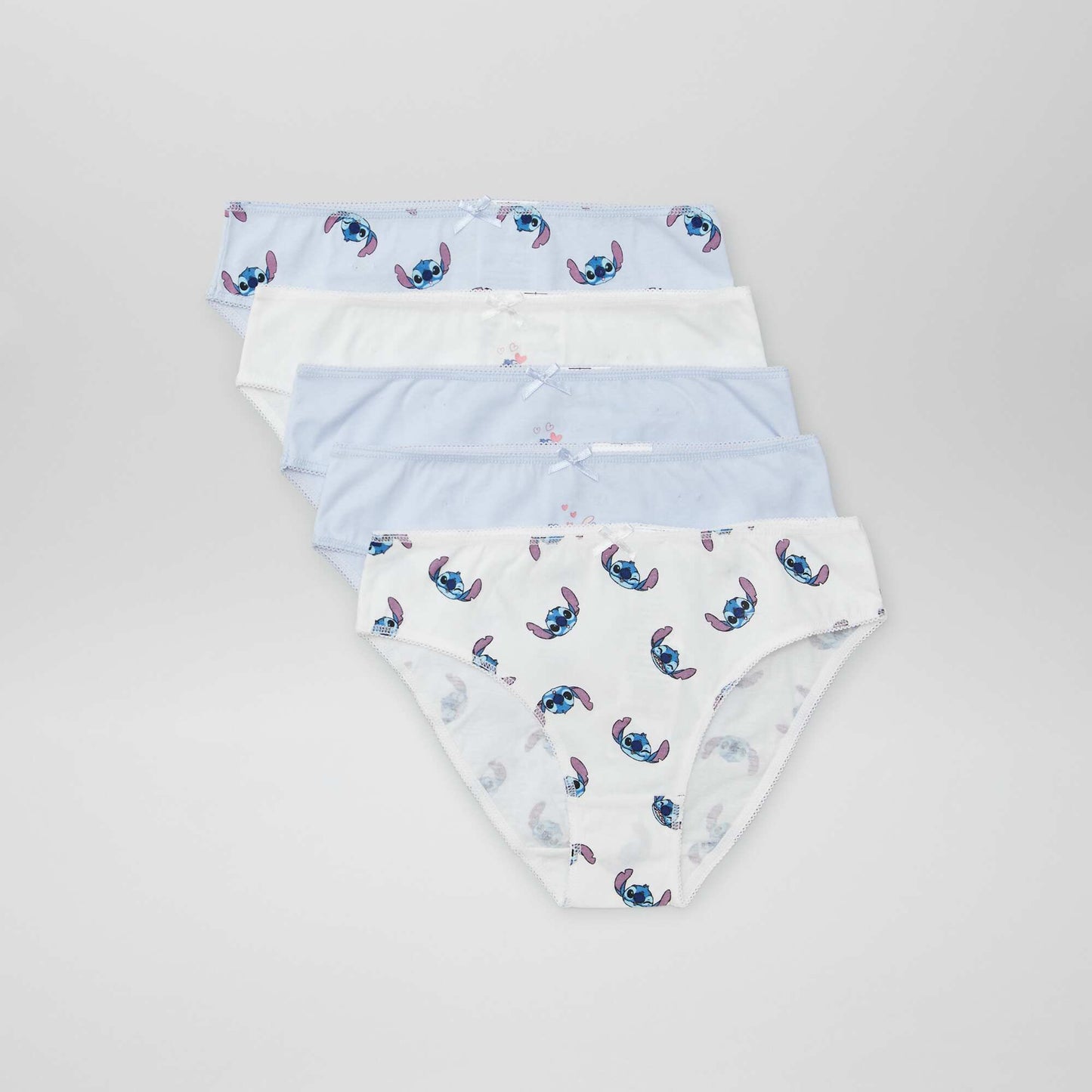 Pack of 5 Disney Stitch briefs BLUE