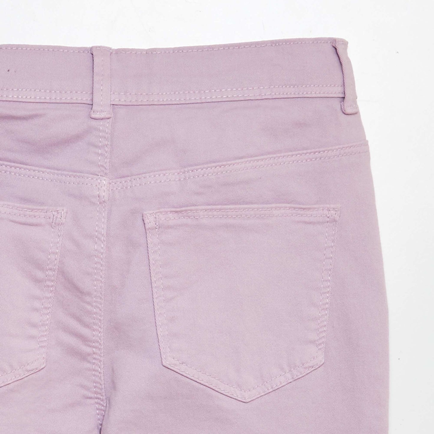 Skinny cropped trousers PURPLE