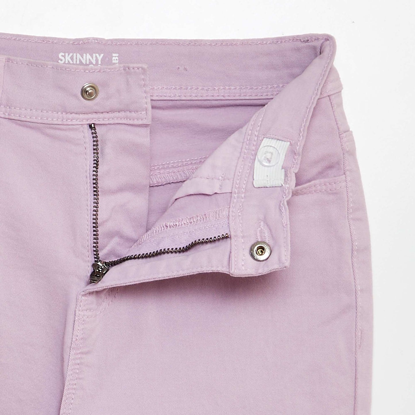 Skinny cropped trousers PURPLE