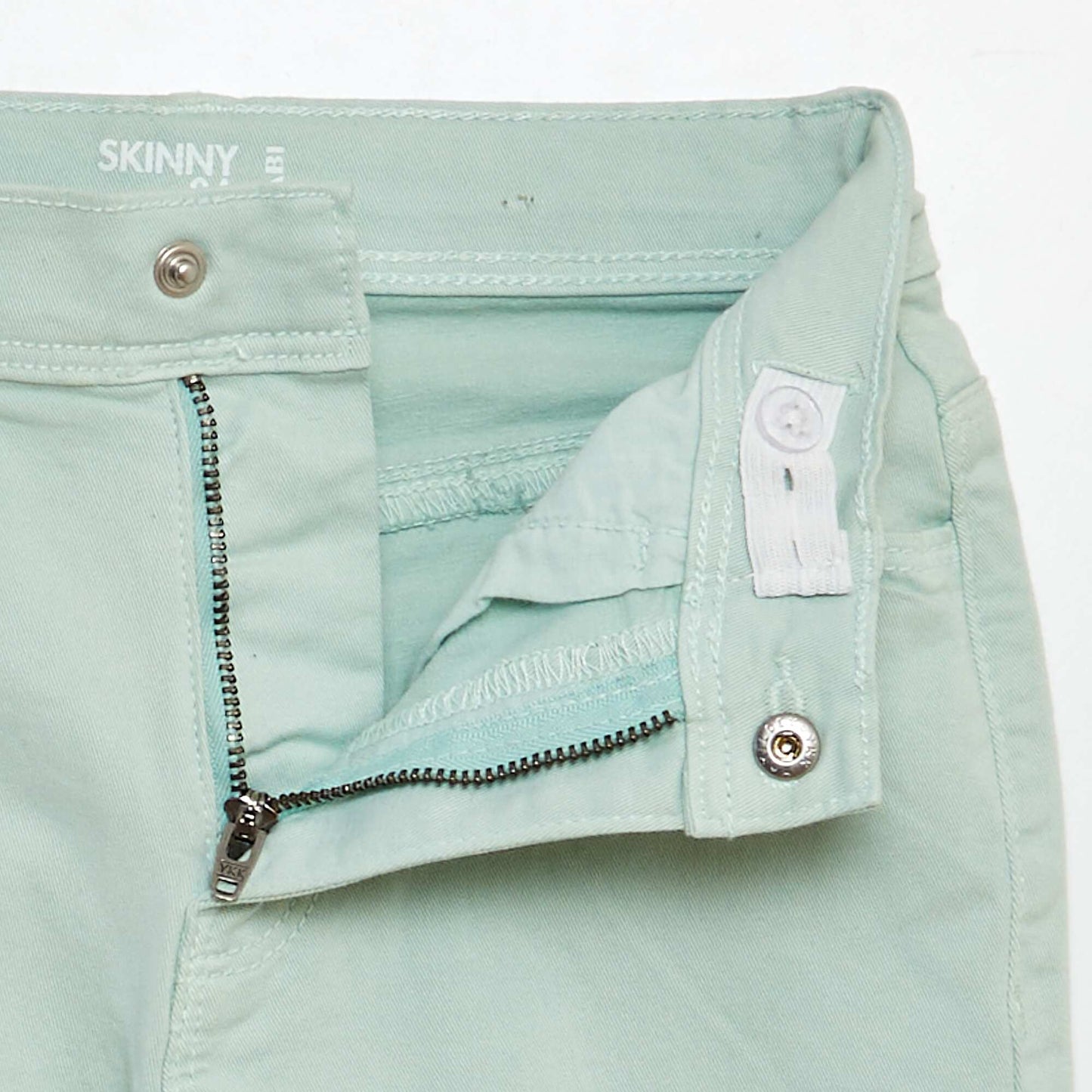 Skinny cropped trousers GREEN