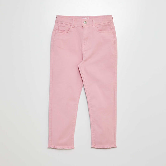 Skinny cropped trousers PINK