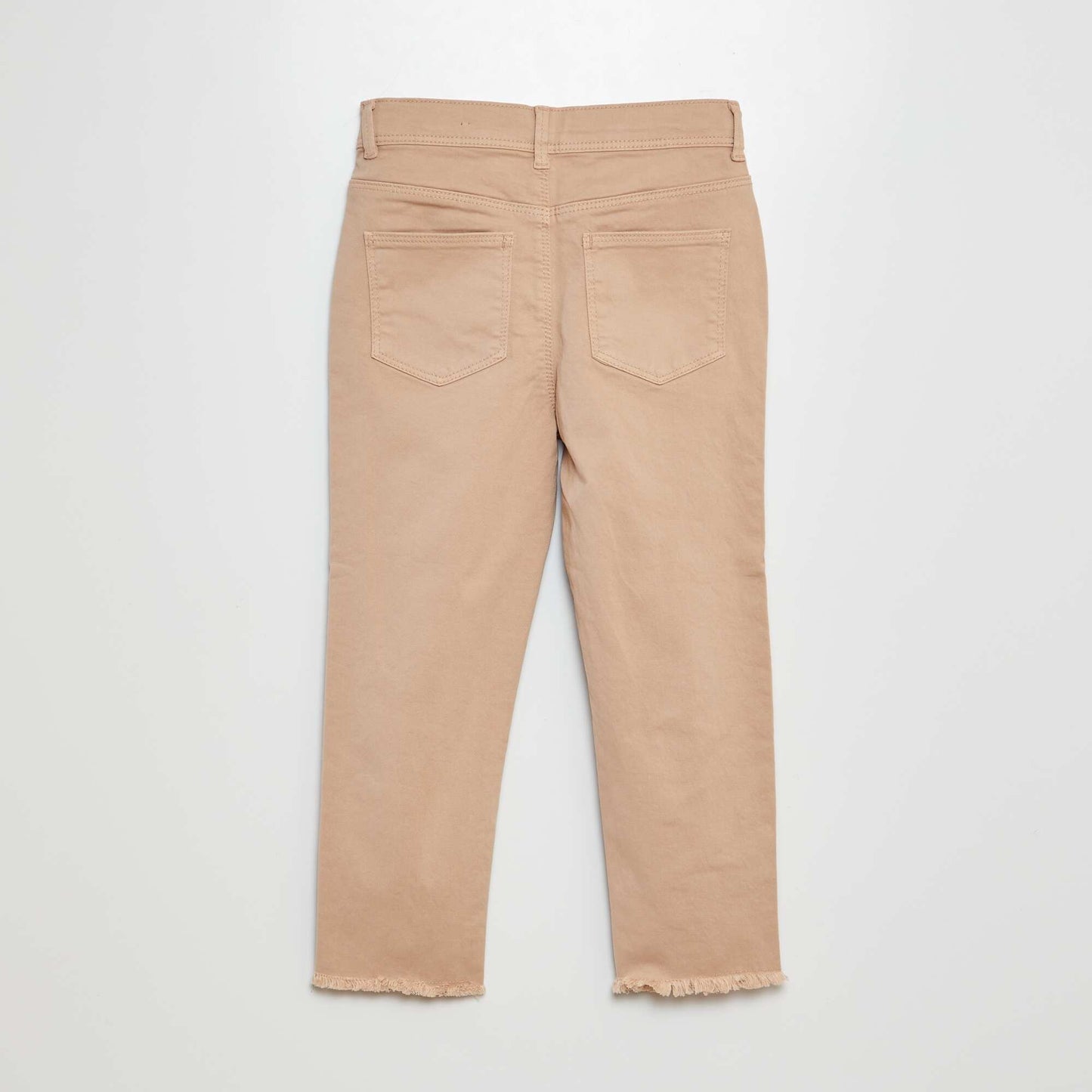 Skinny cropped trousers BEIGE