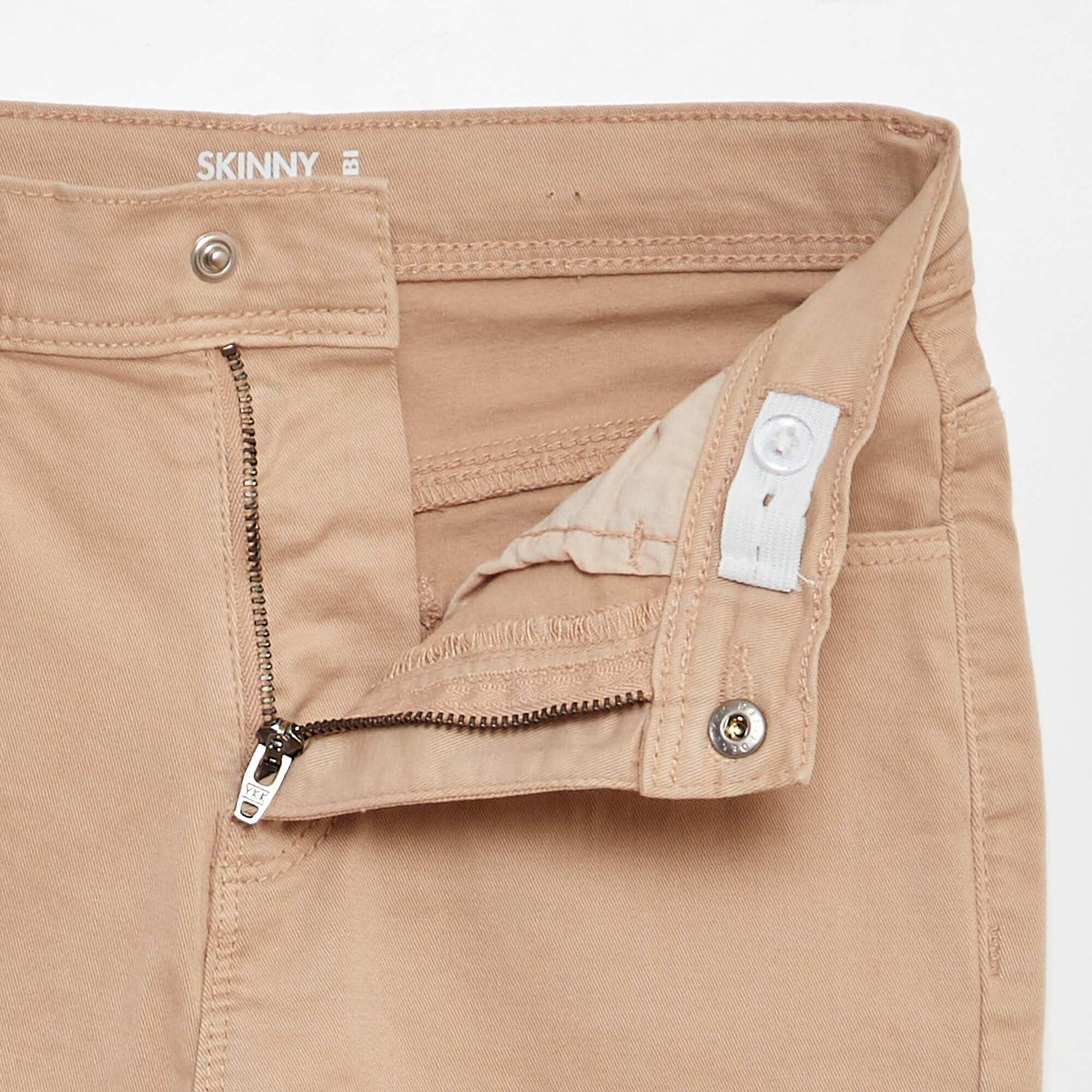 Skinny cropped trousers BEIGE