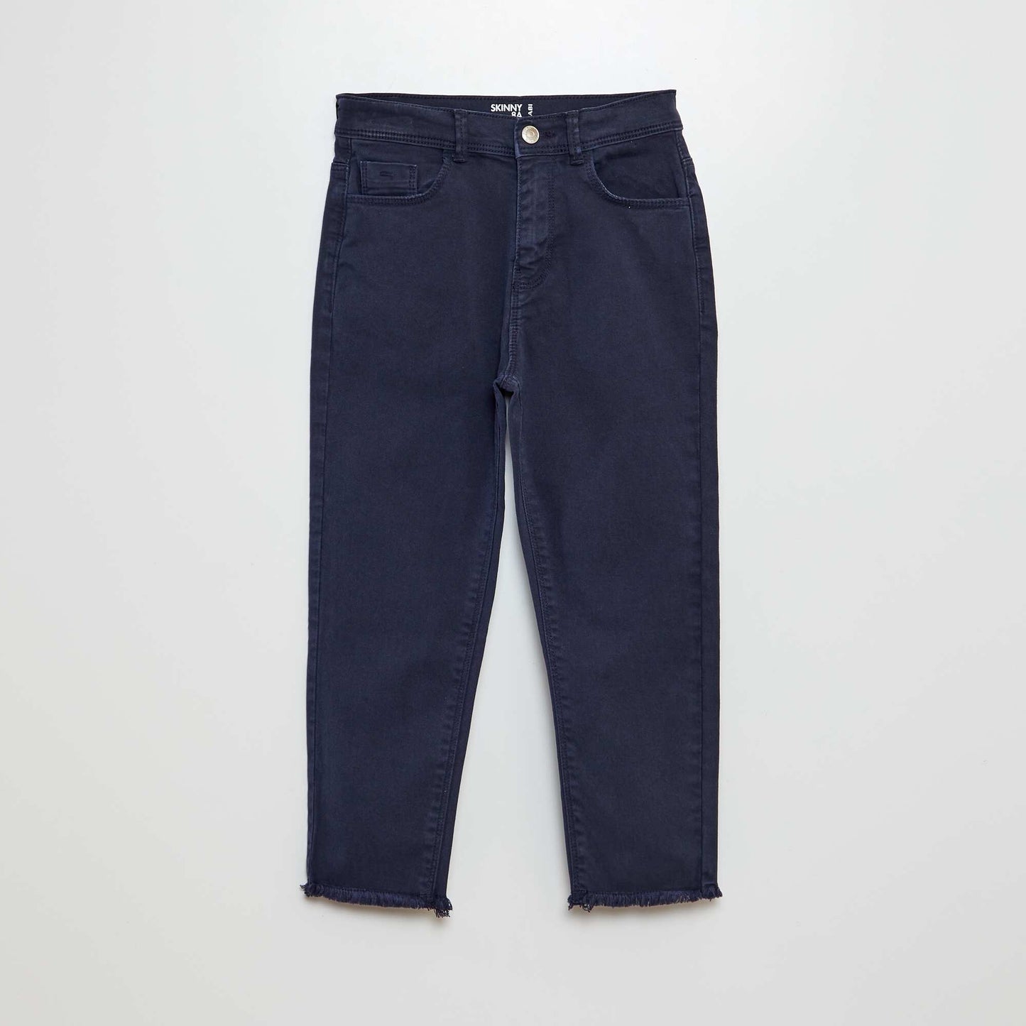 Skinny cropped trousers blue