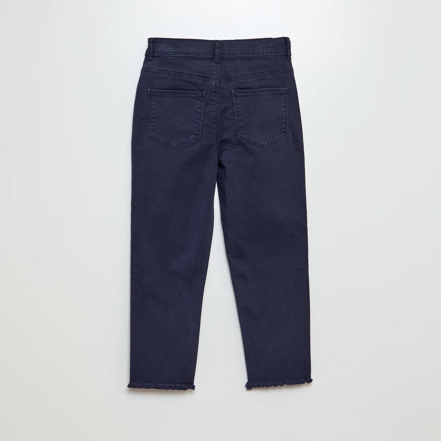 Skinny cropped trousers blue