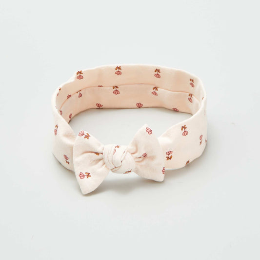 Bow headband BEIGE